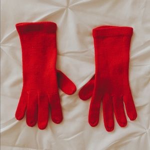 new york & company red gloves